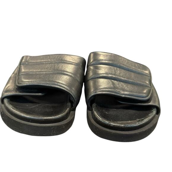 GIA BORGHINI padded-strap open-toe slides Black 38 - Picture 7 of 11